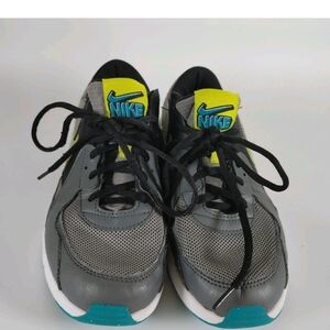 Nike Kids Gray, Black, Yellow & Teal Athletic Sneakers